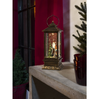 Konstsmide Kerstlantaarn met kerstman | Konstsmide | 27 cm (Led, Batterijen, Timer) 2888-000 K150302848 - 3