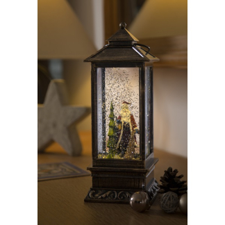 Konstsmide Kerstlantaarn met kerstman | Konstsmide | 27 cm (Led, Batterijen, Timer) 2888-000 K150302848 - 4