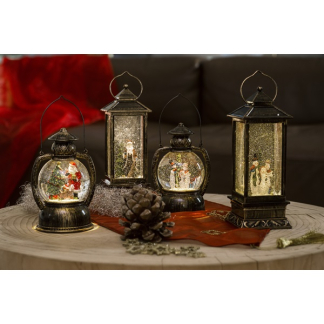 Konstsmide Kerstlantaarn met kerstman | Konstsmide | 27 cm (Led, Batterijen, Timer) 2888-000 K150302848 - 6