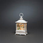 Konstsmide Kerstlantaarn met kerstman in arrenslee | Konstsmide | 25 cm (Led, Batterijen, Timer) 4395-200 K151001253 - 2