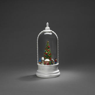 Konstsmide Kerstlantaarn met kerstmarkt | Konstsmide | 27.2 cm (LED, Batterijen, USB, Timer) 4261-200 K150303749 - 