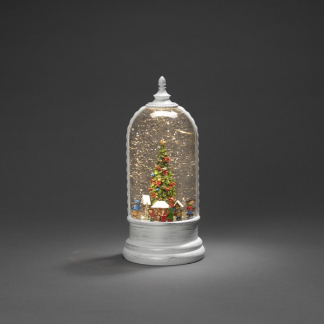 Konstsmide Kerstlantaarn met kerstmarkt | Konstsmide | 27.2 cm (Led, Batterijen, USB, Timer) 4261-200 K150303749 - 2