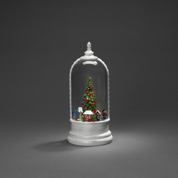 Konstsmide Kerstlantaarn met kerstmarkt | Konstsmide | 27.2 cm (Led, Batterijen, USB, Timer) 4261-200 K150303749 - 3