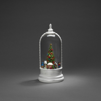Konstsmide Kerstlantaarn met kerstmarkt | Konstsmide | 27.2 cm (Led, Batterijen, USB, Timer) 4261-200 K150303749 - 3