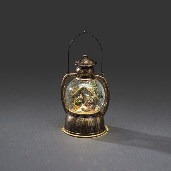 Konstsmide Kerstlantaarn met kerstverhaal | Konstsmide | 20 cm (Led, Batterijen, Timer) 3499-000 K150303756 - 2