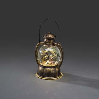 Konstsmide Kerstlantaarn met kerstverhaal | Konstsmide | 20 cm (Led, Batterijen, Timer) 3499-000 K150303756 - 2