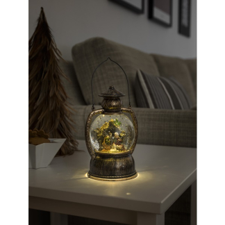 Konstsmide Kerstlantaarn met kerstverhaal | Konstsmide | 20 cm (Led, Batterijen, Timer) 3499-000 K150303756 - 3
