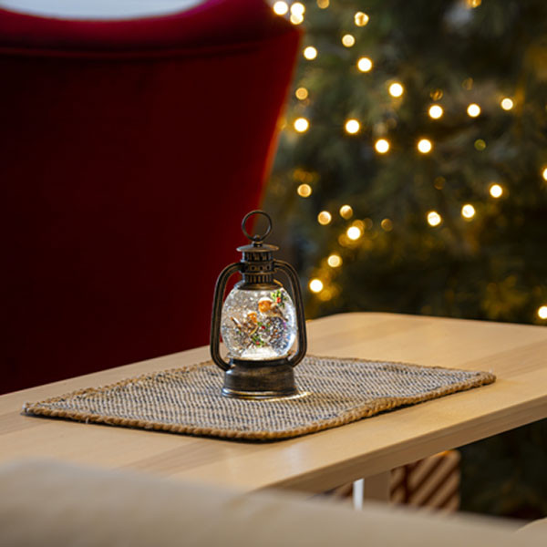 Konstsmide Kerstlantaarn met roodborstjes | Konstsmide | 16.5 cm (Led, Batterijen/Netstroom, Timer) 2811-000 K151001618 - 4