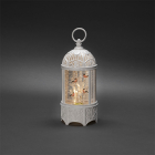 Konstsmide Kerstlantaarn met roodborstjes | Konstsmide | 25.5 cm (Led, Batterijen/Netstroom, Timer) 4284-200 K151001249 - 2