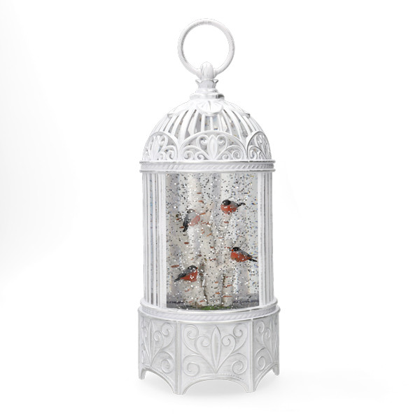 Konstsmide Kerstlantaarn met roodborstjes | Konstsmide | 25.5 cm (Led, Batterijen/Netstroom, Timer) 4284-200 K151001249 - 1
