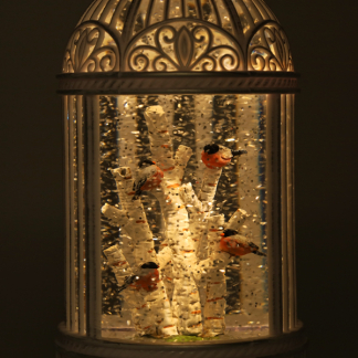 Konstsmide Kerstlantaarn met roodborstjes | Konstsmide | 25.5 cm (Led, Batterijen/Netstroom, Timer) 4284-200 K151001249 - 6