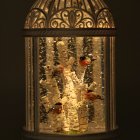 Konstsmide Kerstlantaarn met roodborstjes | Konstsmide | 25.5 cm (Led, Batterijen/Netstroom, Timer) 4284-200 K151001249 - 6