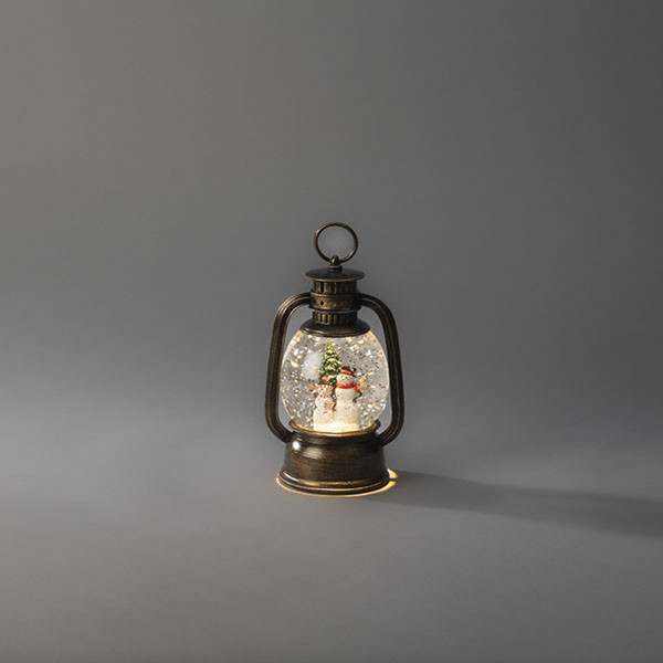 Konstsmide Kerstlantaarn met sneeuwpoppen | Konstsmide | 16.5 cm (Led, Batterijen/Netstroom, Timer) 2810-000 K151001617 - 1