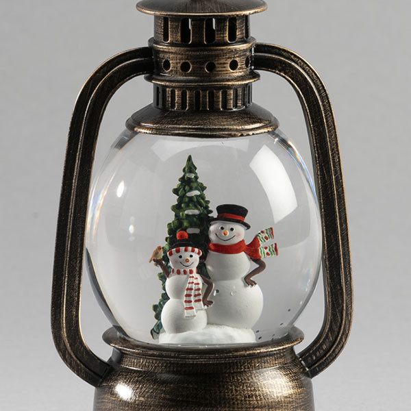 Konstsmide Kerstlantaarn met sneeuwpoppen | Konstsmide | 16.5 cm (Led, Batterijen/Netstroom, Timer) 2810-000 K151001617 - 2