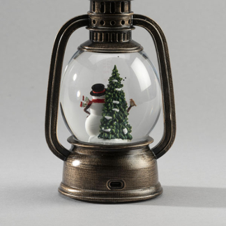 Konstsmide Kerstlantaarn met sneeuwpoppen | Konstsmide | 16.5 cm (Led, Batterijen/Netstroom, Timer) 2810-000 K151001617 - 3