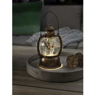 Konstsmide Kerstlantaarn met sneeuwpoppen | Konstsmide | 20 cm (Led, Batterijen, Timer) 3498-000 K150303755 - 3