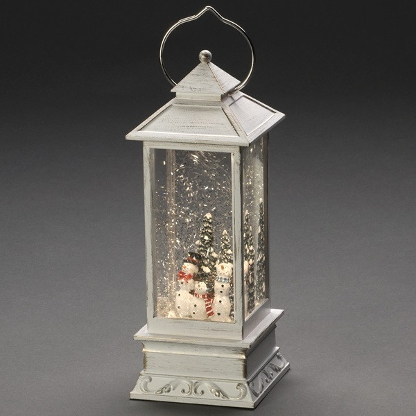 Konstsmide Kerstlantaarn met sneeuwpoppen | Konstsmide | 27.5 cm (Led, Batterijen, Timer) 4365-200 K150302847 - 3