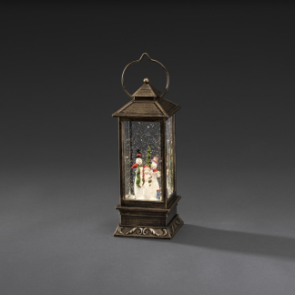 Konstsmide Kerstlantaarn met sneeuwpoppen | Konstsmide | 27 cm (Led, Batterijen, Timer) 2889-000 K150302849 - 2
