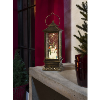 Konstsmide Kerstlantaarn met sneeuwpoppen | Konstsmide | 27 cm (Led, Batterijen, Timer) 2889-000 K150302849 - 3