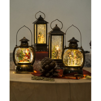 Konstsmide Kerstlantaarn met sneeuwpoppen | Konstsmide | 27 cm (Led, Batterijen, Timer) 2889-000 K150302849 - 6