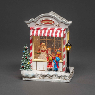 Konstsmide Kerstlantaarn snoepwinkel | Konstsmide | 22.5 cm (Led, Batterijen, Timer) 4369-000 K150302850 - 2