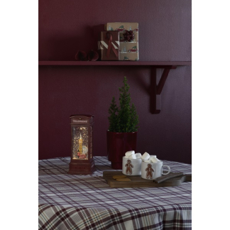 Konstsmide Kerstlantaarn telefooncel met Londens tafereel | Konstsmide | 25 cm (Led, Batterijen, USB, Timer) 4269-550 K150303759 - 5