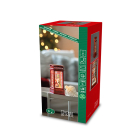 Konstsmide Kerstlantaarn telefooncel met kerstman en hond | Konstsmide | 20 cm (Led, Batterijen, Timer) 4320-550 K151001254 - 3