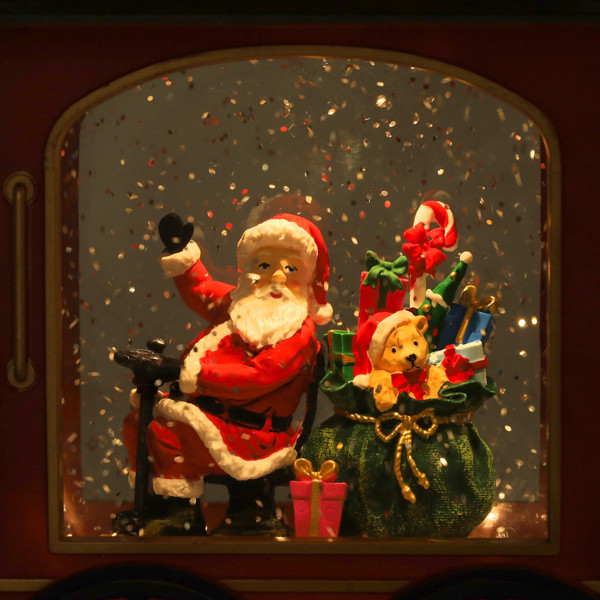 Konstsmide Kerstlantaarn trein met kerstman | Konstsmide | 19.5 cm (Led, Batterijen, Timer) 4277-000 K151001250 - 7