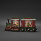 Konstsmide Kerstlantaarn trein met kerstman | Konstsmide | 19.5 cm (Led, Batterijen, Timer) 4277-000 K151001250 - 2