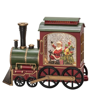 Konstsmide Kerstlantaarn trein met kerstman | Konstsmide | 19.5 cm (Led, Batterijen, Timer) 4277-000 K151001250 Konstsmide Kerstlantaarn trein met kerstman | Konstsmide | 19.5 cm (Led, Batterijen, Timer) 4277-000 K151001250