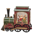 Konstsmide Kerstlantaarn trein met kerstman | Konstsmide | 19.5 cm (Led, Batterijen, Timer) 4277-000 K151001250 - 1