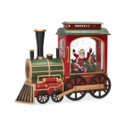 Konstsmide Kerstlantaarn trein met kerstman | Konstsmide | 19.5 cm (Led, Batterijen, Timer) 4277-000 K151001250 - 5