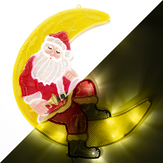 Konstsmide Kerstman met verlichting | Konstsmide (20 leds, 39 x 36 cm, Binnen) 2860-010 K150302853 - 1