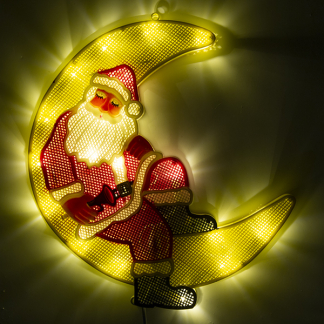 Konstsmide Kerstman met verlichting | Konstsmide (20 leds, 39 x 36 cm, Binnen) 2860-010 K150302853 - 3