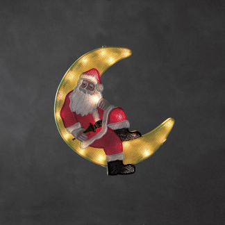 Konstsmide Kerstman met verlichting | Konstsmide (20 leds, 39 x 36 cm, Binnen) 2860-010 K150302853 - 4