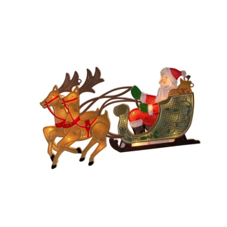 Konstsmide Kerstman met verlichting | Konstsmide (20 leds, 47 x 29 cm, Binnen) 2853-010 K151000856 - 1