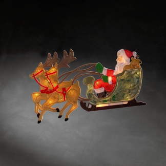 Konstsmide Kerstman met verlichting | Konstsmide (20 leds, 47 x 29 cm, Binnen) 2853-010 K151000856 - 2