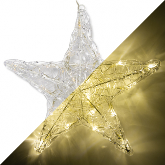 Konstsmide Kerstster met verlichting | Konstsmide | 32 x 8 x 34 cm (24 leds, Binnen) 6102-103 K150302808