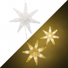 Konstsmide Kerstster met verlichting | Konstsmide | 3 stuks (Led, Batterijen, Timer, Binnen/Buiten) 6133-103 K150303733 - 1