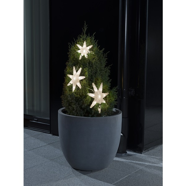 Konstsmide Kerstster met verlichting | Konstsmide | 3 stuks (Led, Batterijen, Timer, Binnen/Buiten) 6133-103 K150303733 - 3