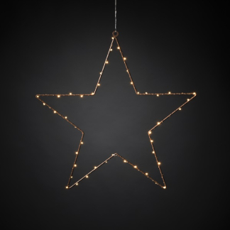 Konstsmide Kerstster met verlichting | Konstsmide | 45 x 45 cm (50 LEDs, Binnen, Koper) 1200-663 K150303737 - 