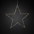 Konstsmide Kerstster met verlichting | Konstsmide | 45 x 45 cm (50 LEDs, Binnen, Zilver) 1200-993 K150303738 - 2