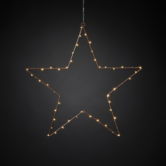 Konstsmide Kerstster met verlichting | Konstsmide | 45 x 45 cm (50 leds, Binnen, Koper) 1200-663 K150303737 - 2