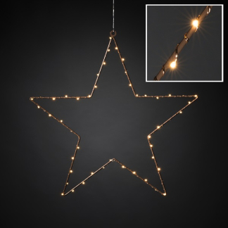 Konstsmide Kerstster met verlichting | Konstsmide | 45 x 45 cm (50 leds, Binnen, Koper) 1200-663 K150303737 - 3