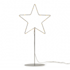 Konstsmide Kerstster op voet | Konstsmide | 40 cm (20 LEDs, Binnen,  Zilver) 1218-993 K150303735