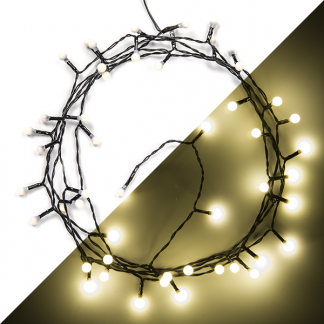 Konstsmide Kerstverlichting op batterijen | 4.2 meter | Konstsmide (50 leds, Bolvormig, Timer, Binnen, Warm wit) 1492-107 K150302835 - 1