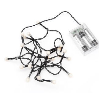 Konstsmide Kerstverlichting op batterijen | 4.2 meter | Konstsmide (50 leds, Bolvormig, Timer, Binnen, Warm wit) 1492-107 K150302835 - 4