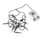 Konstsmide Kerstverlichting op batterijen | 4.2 meter | Konstsmide (50 leds, Bolvormig, Timer, Binnen, Warm wit) 1492-107 K150302835 - 4