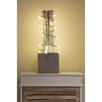 Konstsmide Kerstverlichting op batterijen | 4.2 meter | Konstsmide (50 leds, Bolvormig, Timer, Binnen, Warm wit) 1492-107 K150302835 - 6