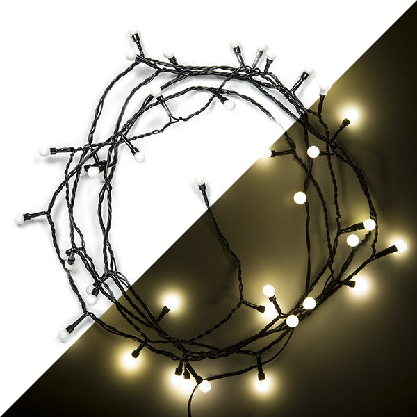 Konstsmide Kerstverlichting op batterijen | 4.4 meter | Konstsmide (40 leds, Bolvormig, Sensor, Timer, Binnen/Buiten, Warm wit) 3740-100 K150302832 - 1